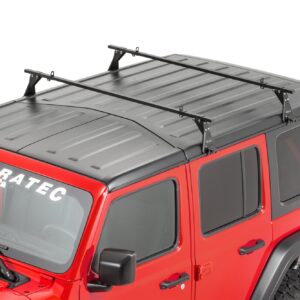 Quadratec Hardtop Drip Rail Mount Cross Bar Rack for Jeep Wrangler JL & JK Unlimited