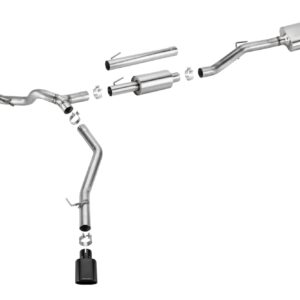 Quadratec Performance 3" Stainless Steel Dual Exhaust System for 20-26 Jeep Gladiator JT with 3.6L