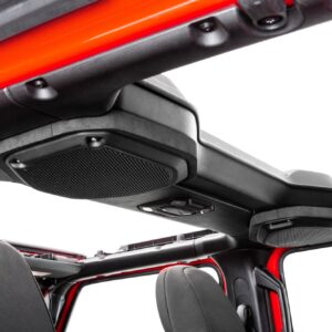 Quadratec Kicker Overhead Sound Bar Speaker Upgrade Kit for 18-23 Jeep Wrangler JL