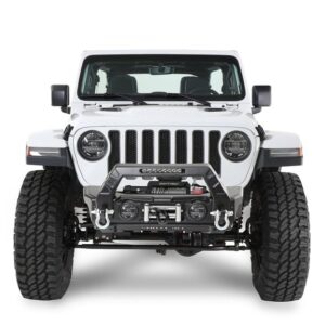 Smittybilt 76730 Stryker Front Bumper for 07-23 Jeep Wrangler JK, JL, & Gladiator JT